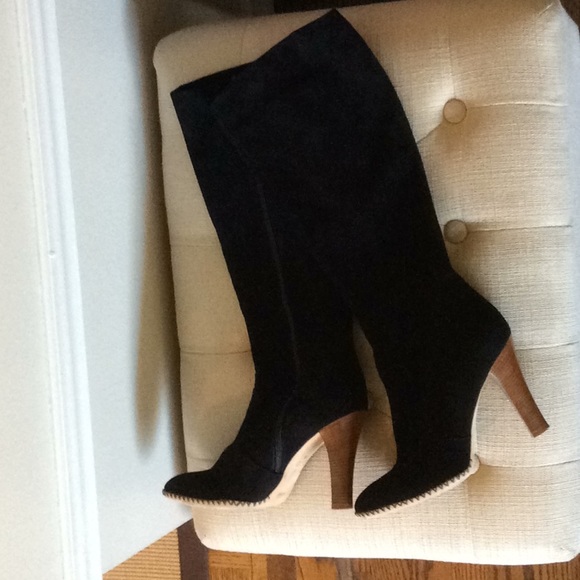 Marc Jacobs Shoes - Marc Jacobs Black Suede Boots Size 9